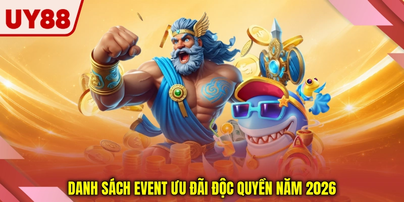 Danh sách event ưu đãi độc quyền năm 2026